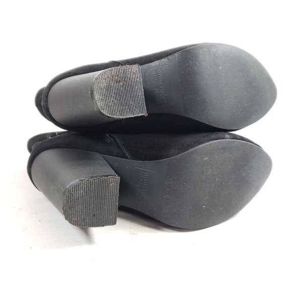 Code West Womens Size 9 Black Faux Suede Western Ankle Boots - Picture 7 of 9